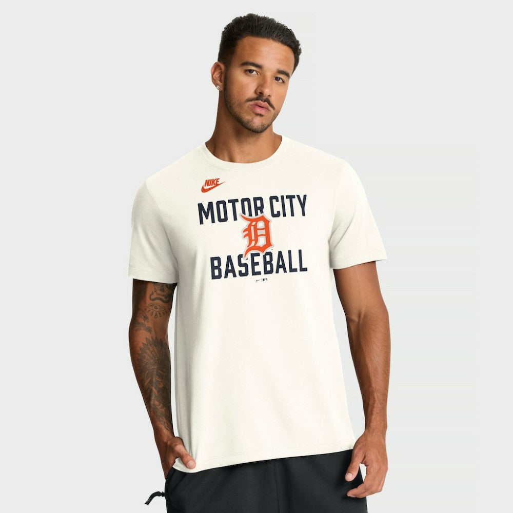 Detroit Tigers Cooperstown Collection ‘70s Inspired T-Shirt - Cream | Nike