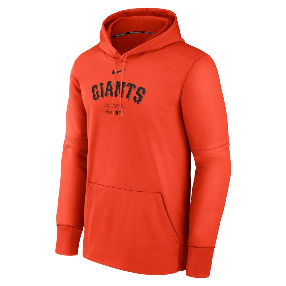 San Francisco Giants Authentic Collection Practice Performance Pullover Hoodie - Orange | Nike