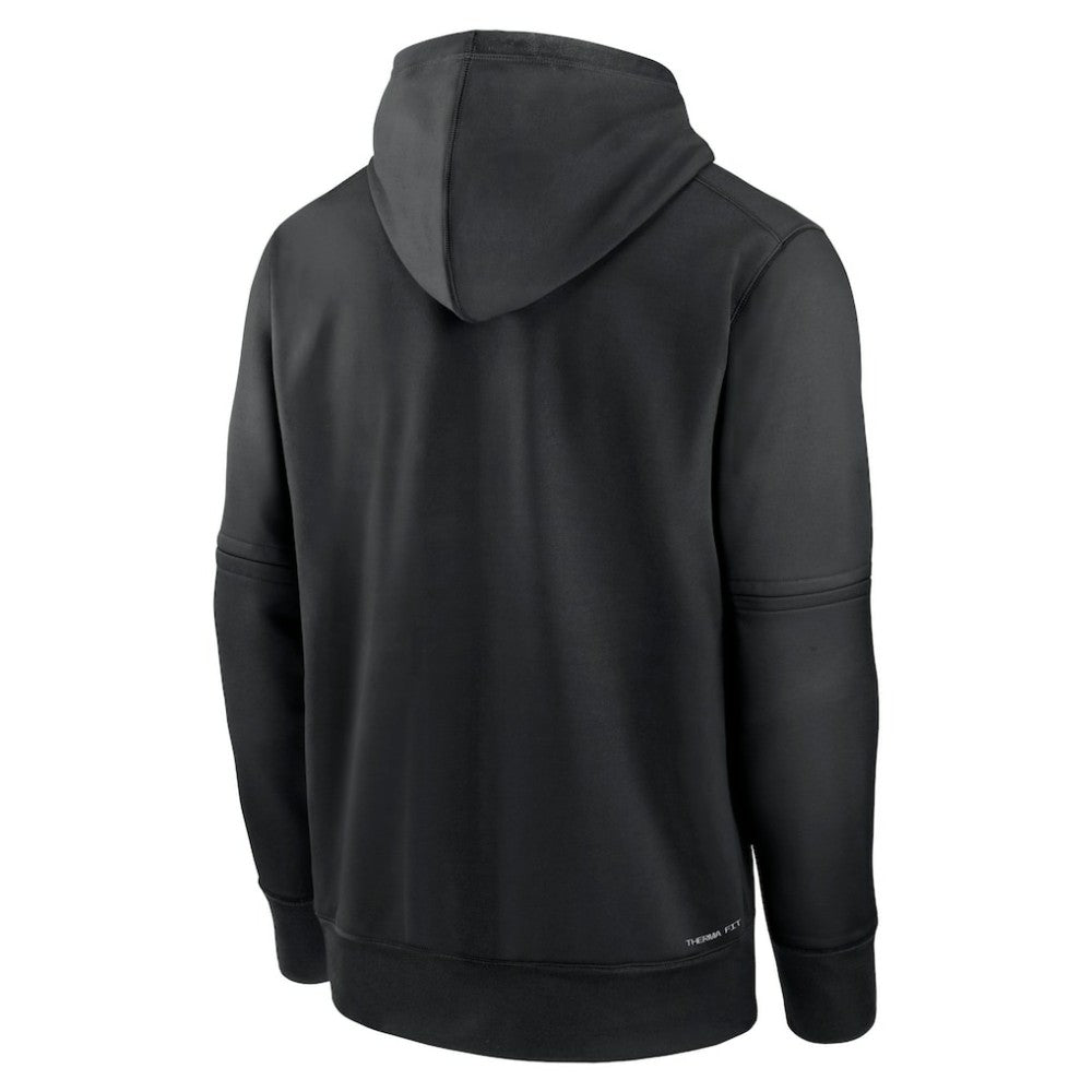 Baltimore Orioles Authentic Collection Practice Performance Pullover Hoodie - Black | Nike
