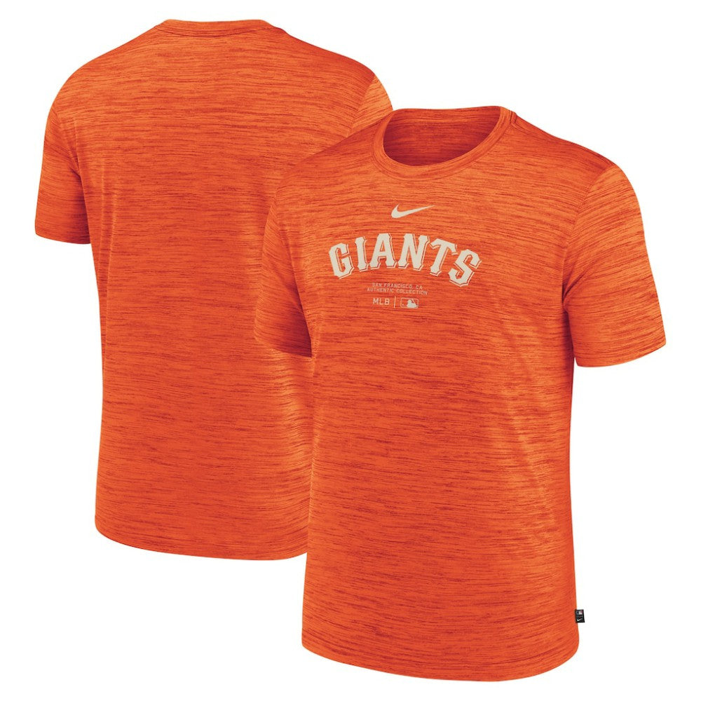 San Francisco Giants Authentic Collection Velocity Performance Practice T-Shirt - Orange | Nike