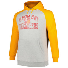 NFL Tampa Bay Buccaneers Profile Big & Tall Favorite Arch Throwback Raglan Pullover Hoodie