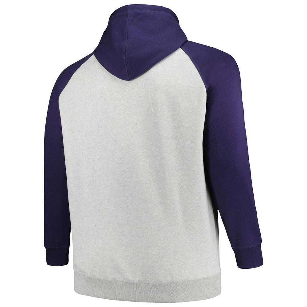 NFL Dallas Cowboys Profile Big & Tall Favorite Arch Throwback Raglan Pullover Hoodie