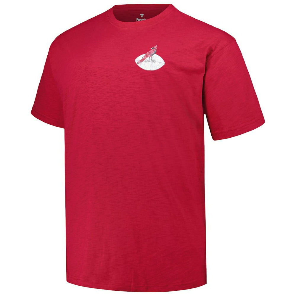 NFL Arizona Cardinals Profile Big & Tall Two-Hit Throwback T-Shirt