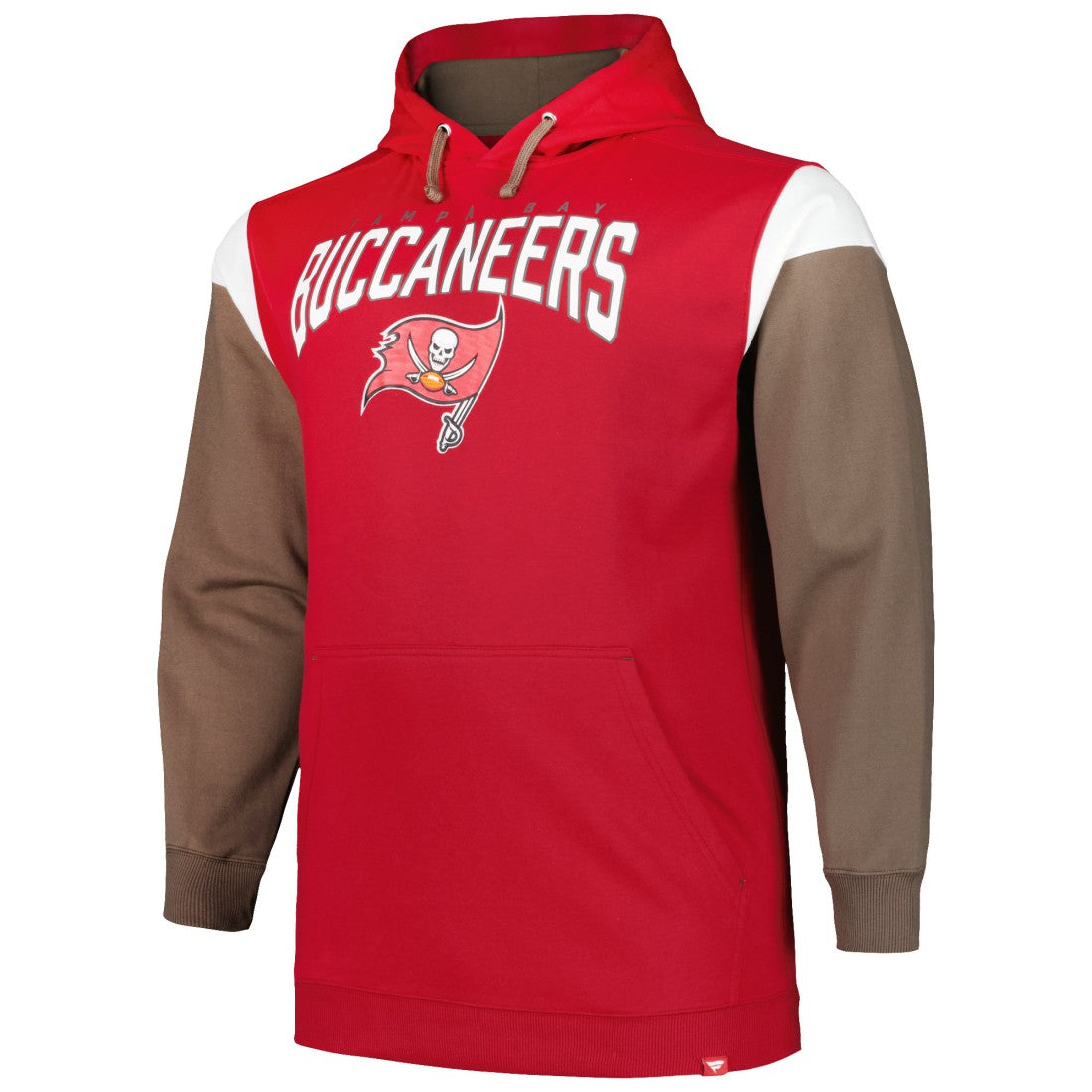 NFL Tampa Bay Buccaneers Profile Big & Tall Trench Battle Pullover Hoodie