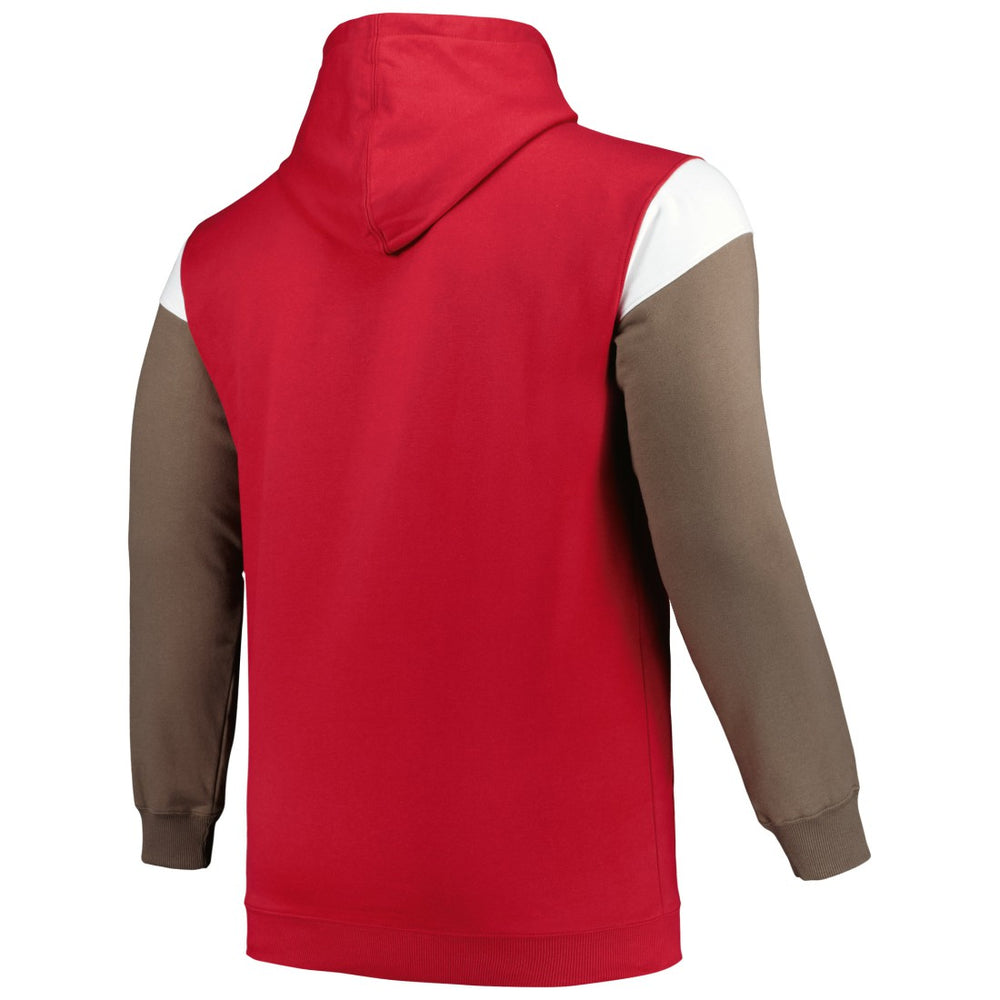 NFL Tampa Bay Buccaneers Profile Big & Tall Trench Battle Pullover Hoodie
