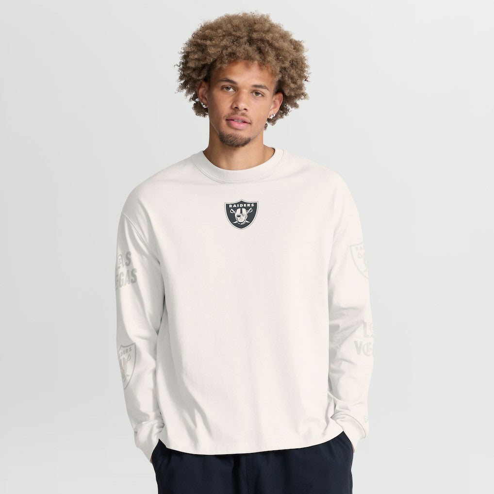 NFL Las Vegas Raiders Oversized Type Play Long Sleeve T-Shirt