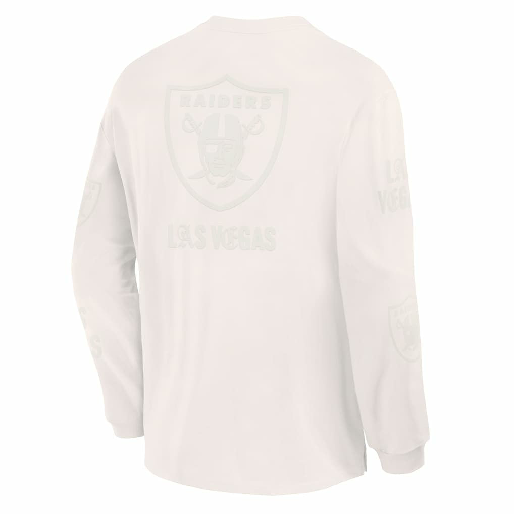 NFL Las Vegas Raiders Oversized Type Play Long Sleeve T-Shirt