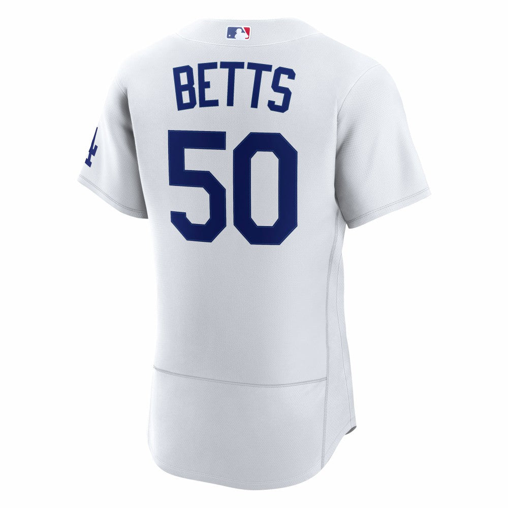 Mookie Betts Los Angeles Dodgers Home Authentic Jersey - White | Nike