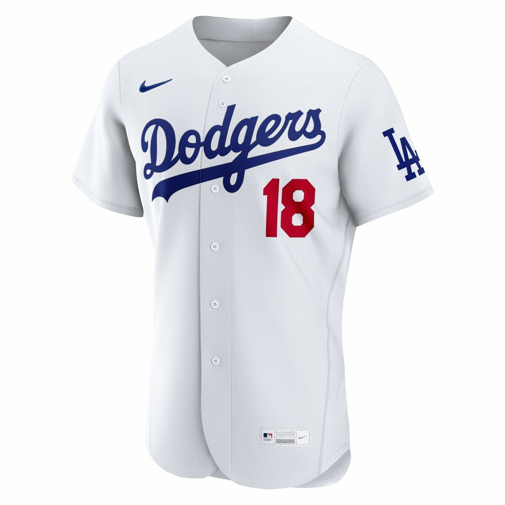 Yoshinobu Yamamoto Los Angeles Dodgers Home Authentic Jersey - White | Nike