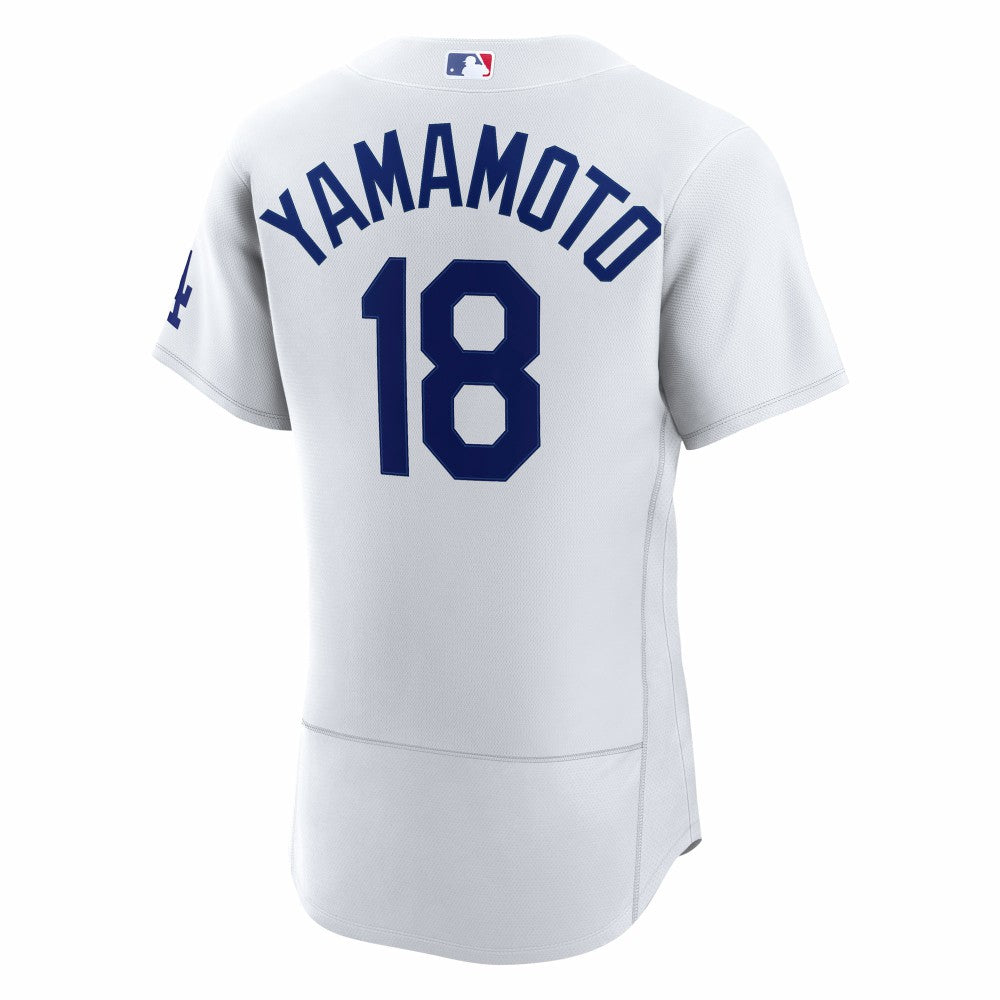 Yoshinobu Yamamoto Los Angeles Dodgers Home Authentic Jersey - White | Nike