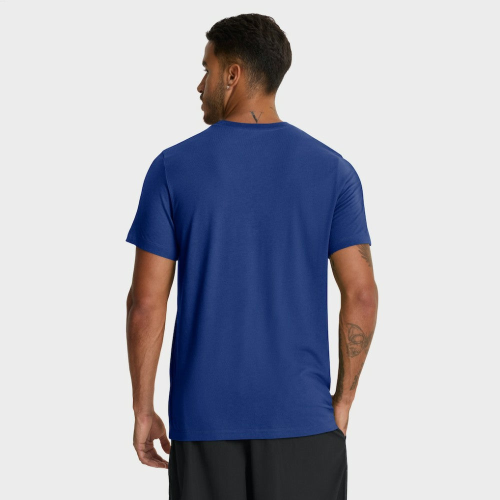Los Angeles Dodgers Tri-Blend Logo T-Shirt - Royal | Nike