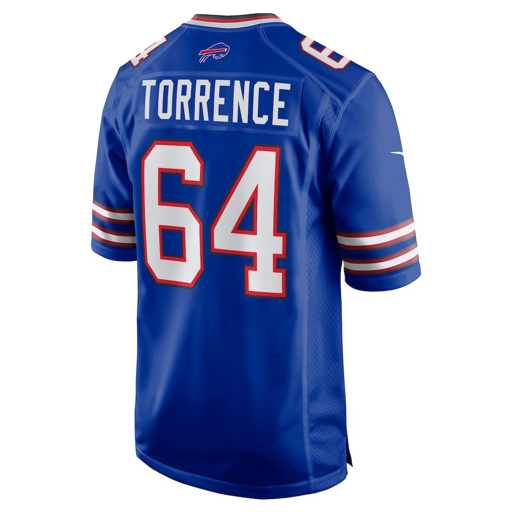 NFL Buffalo Bills O'Cyrus Torrence  Home Game Jersey
