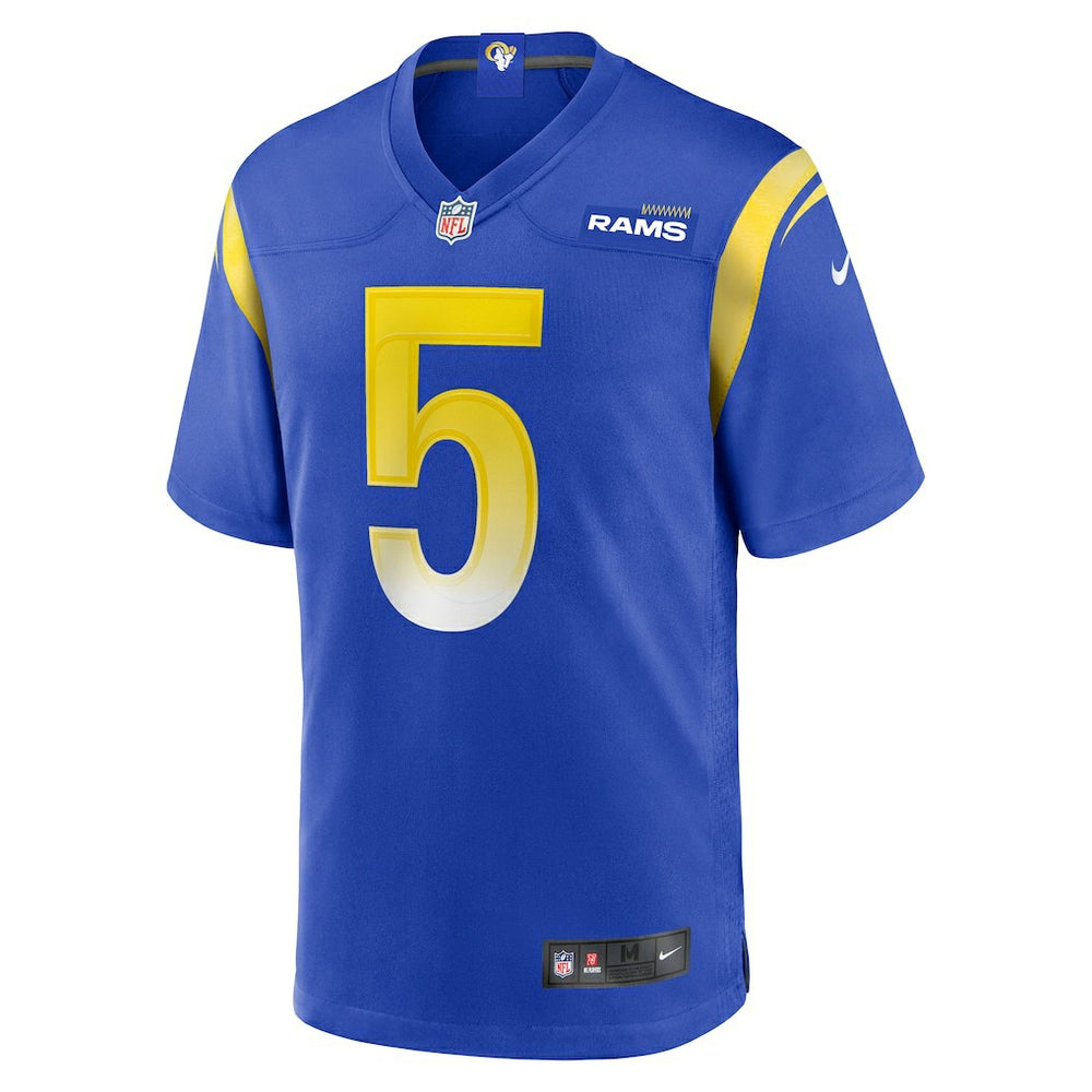 NFL Los Angeles Rams Tutu Atwell  Home Game Jersey