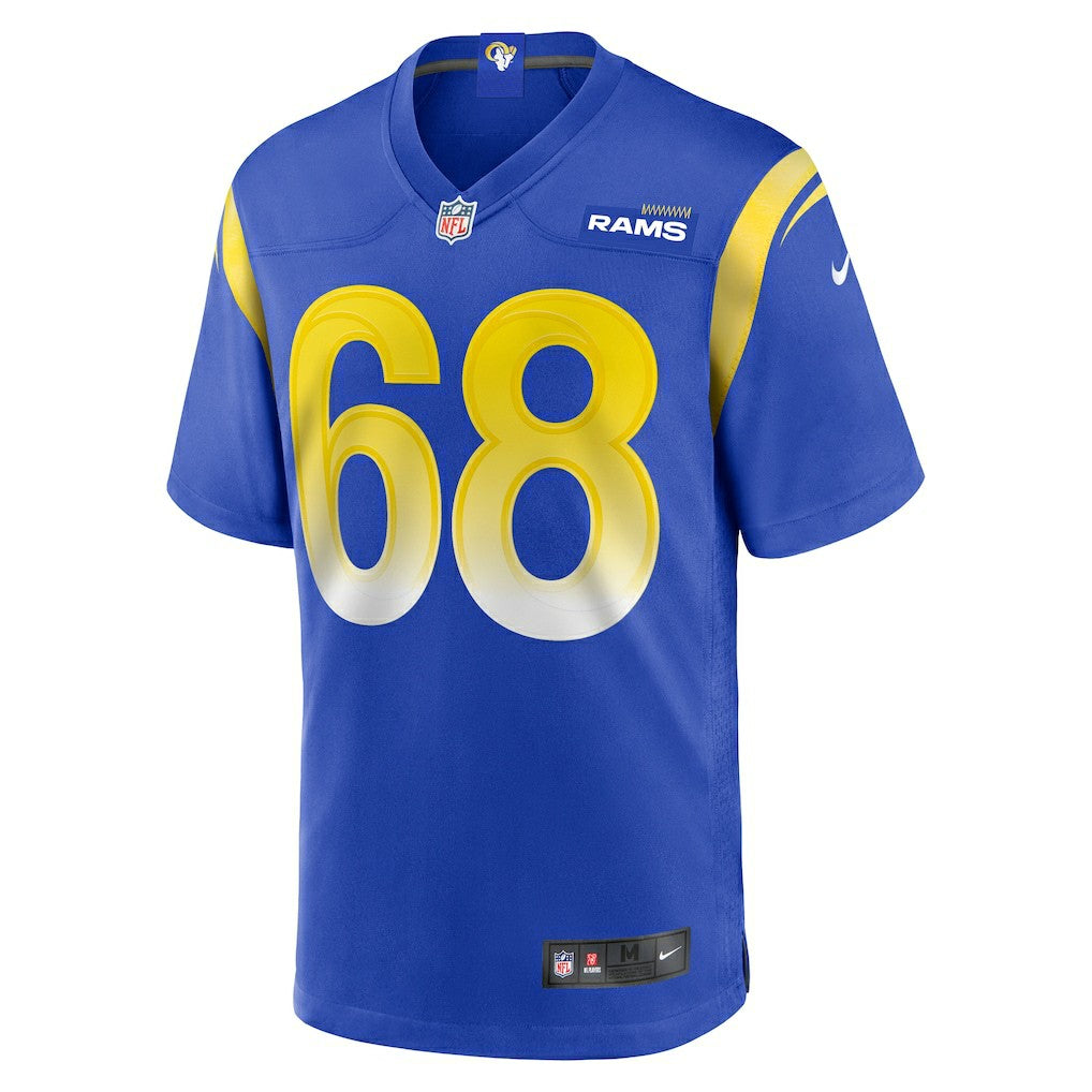 NFL Los Angeles Rams Mike McAllister  Home Game Jersey