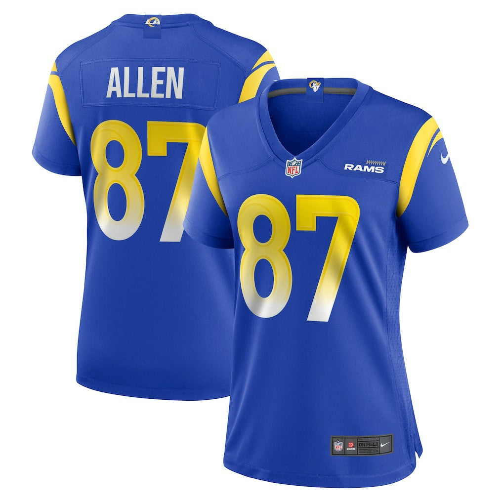NFL Los Angeles Rams Davis Allen  Women's Home Game Jersey