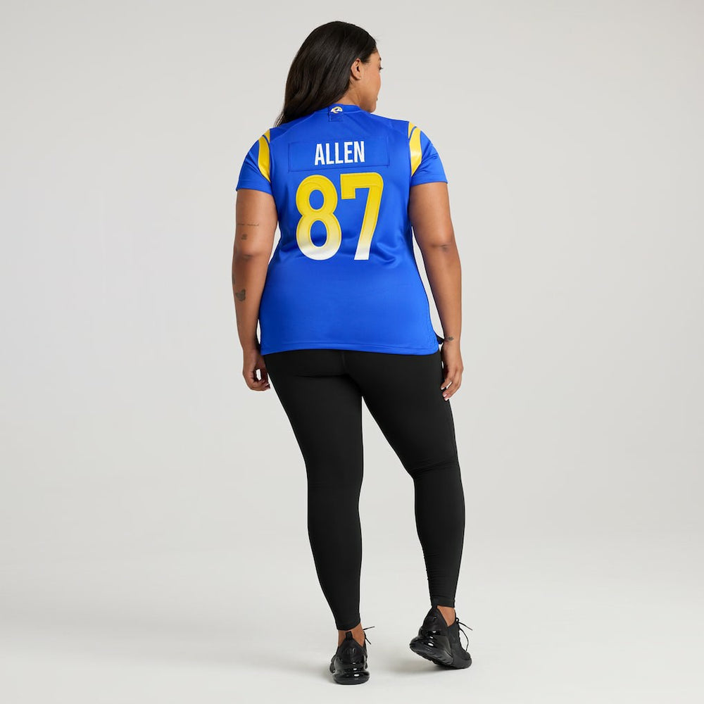 NFL Los Angeles Rams Davis Allen  Women's Home Game Jersey