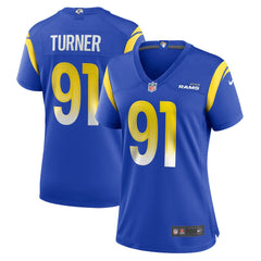 NFL Los Angeles Rams Kobie Turner  Women's Home Game Jersey
