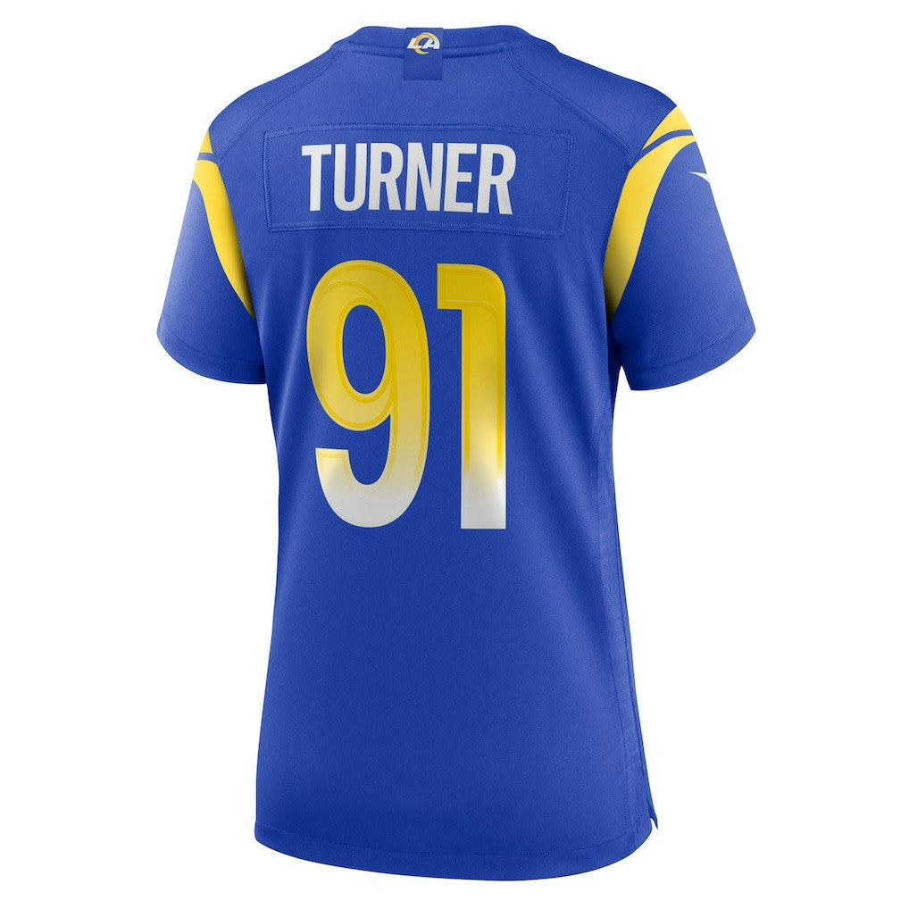 NFL Los Angeles Rams Kobie Turner  Women's Home Game Jersey