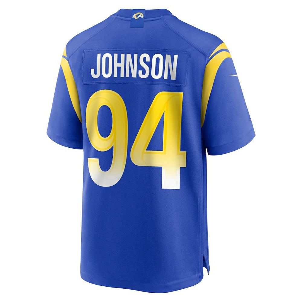 NFL Los Angeles Rams Desjuan Johnson  Home Game Jersey
