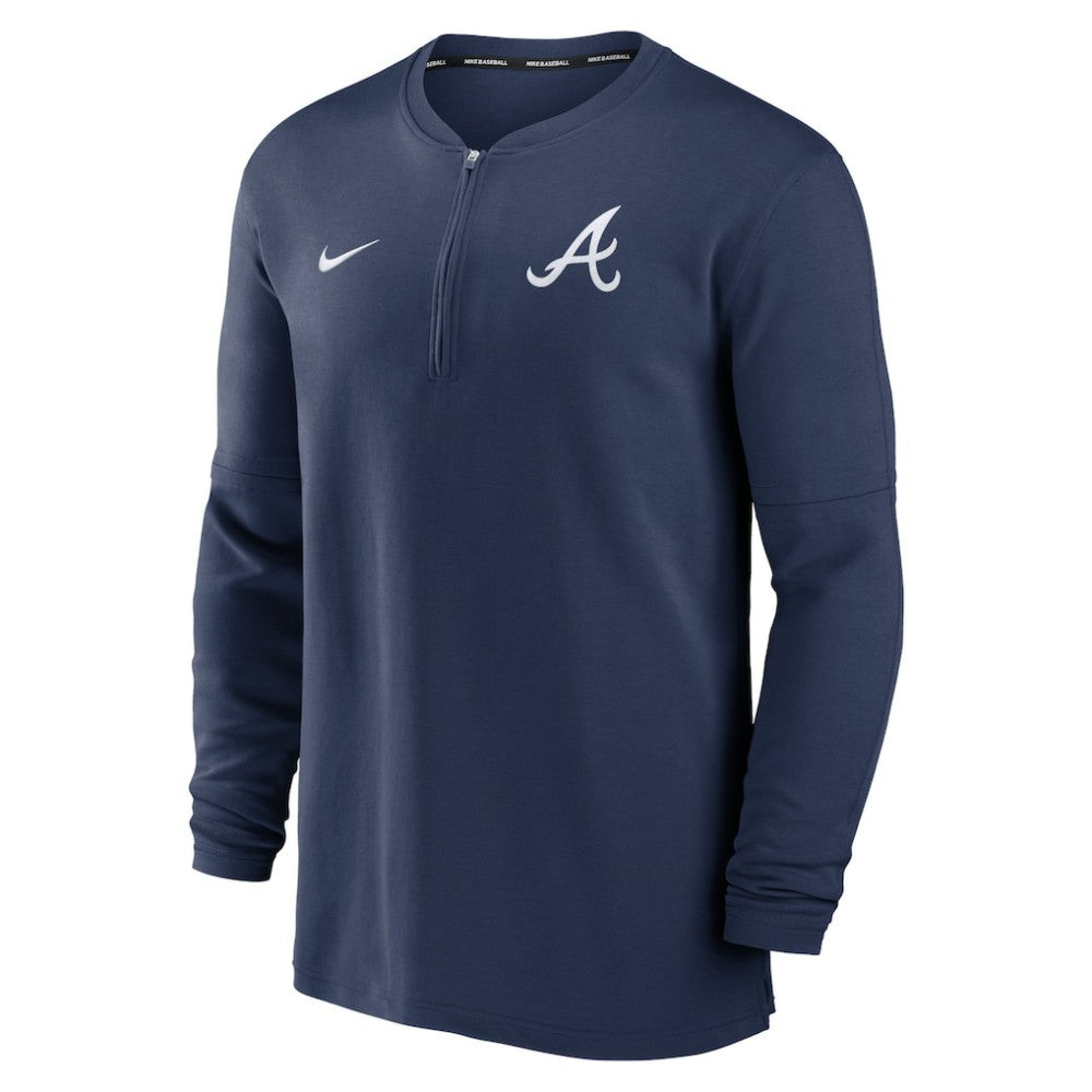 Atlanta Braves Authentic Collection Game Time Performance Quarter-Zip Top - Navy | Nike
