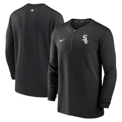 Chicago White Sox Authentic Collection Game Time Performance Quarter-Zip Top - Black | Nike