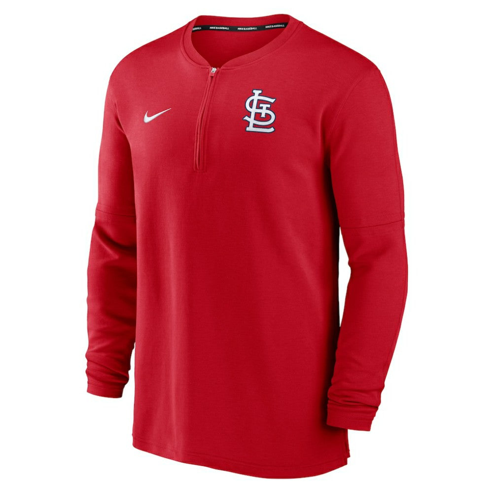 St. Louis Cardinals Authentic Collection Game Time Performance Quarter-Zip Top - Red | Nike