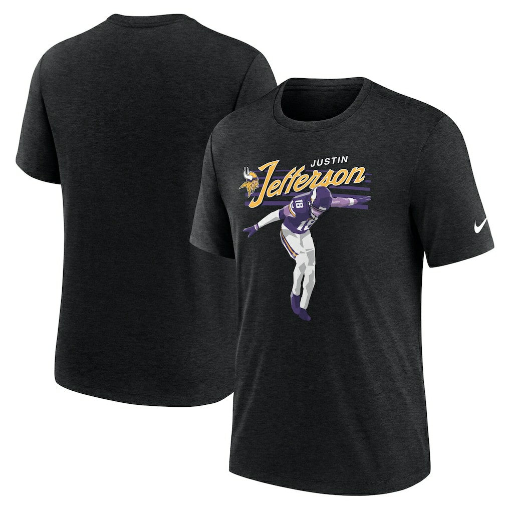 NFL Minnesota Vikings Justin Jefferson  Player Graphic T-Shirt