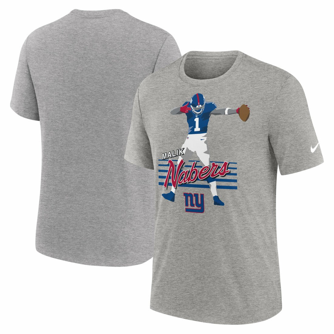 NFL New York Giants Malik Nabers  Player Graphic T-Shirt