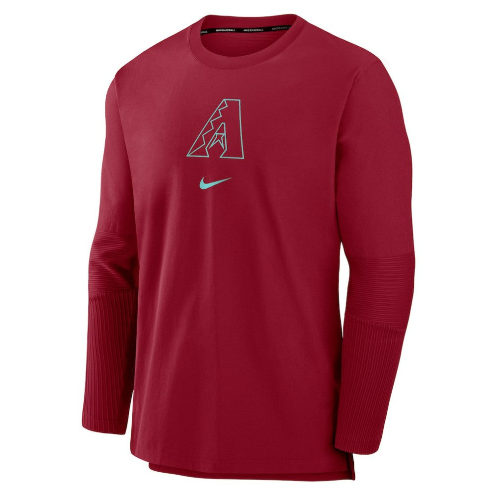 Arizona Diamondbacks Authentic Collection Player Dri-FIT Lightweight Pullover - Red | Nike