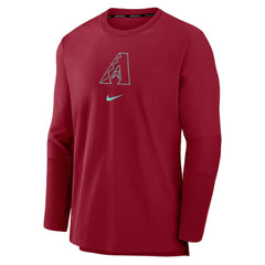 Arizona Diamondbacks Authentic Collection Player Dri-FIT Lightweight Pullover - Red | Nike