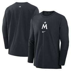 Minnesota Twins Authentic Collection Player Dri-FIT Lightweight Pullover - Navy | Nike