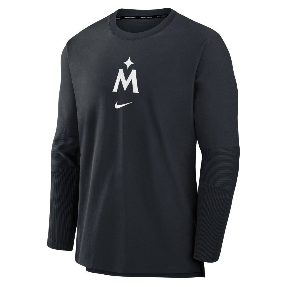 Minnesota Twins Authentic Collection Player Dri-FIT Lightweight Pullover - Navy | Nike