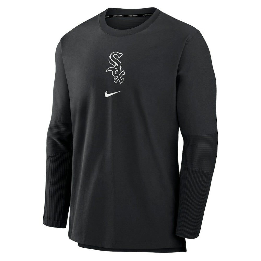 Chicago White Sox Authentic Collection Player Dri-FIT Lightweight Pullover - Black | Nike