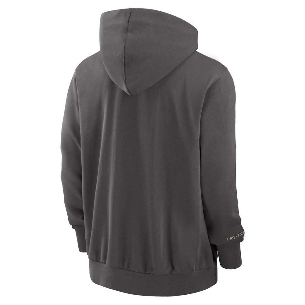 Tampa Bay Rays Authentic Collection Travel Player Performance Full-Zip Hoodie - Charcoal | Nike
