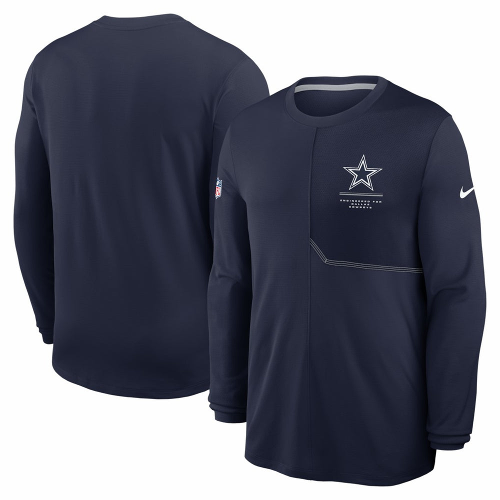 NFL Dallas Cowboys Sideline Coach UV Dri-FIT Long Sleeve Shirt