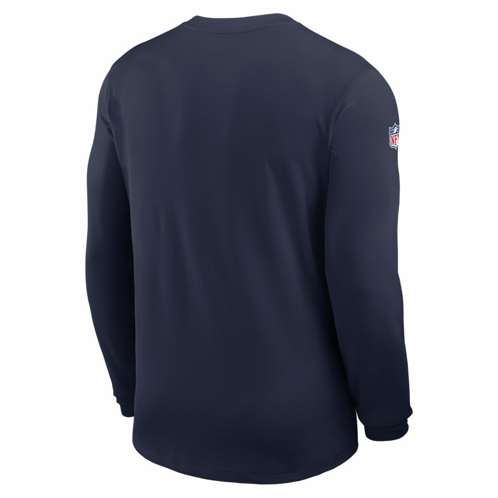 NFL Dallas Cowboys Sideline Coach UV Dri-FIT Long Sleeve Shirt