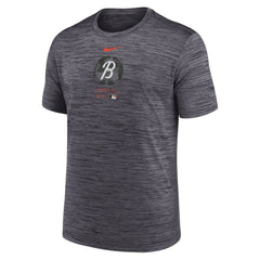 Baltimore Orioles City Connect Authentic Collection Practice Velocity Performance T-Shirt - Black | Nike