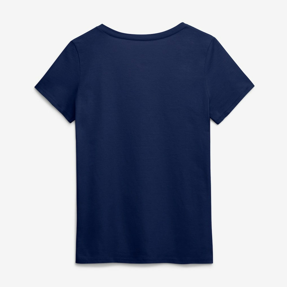 NFL Denver Broncos Logo Athletic Women's Primary Logo V-Neck T-Shirt