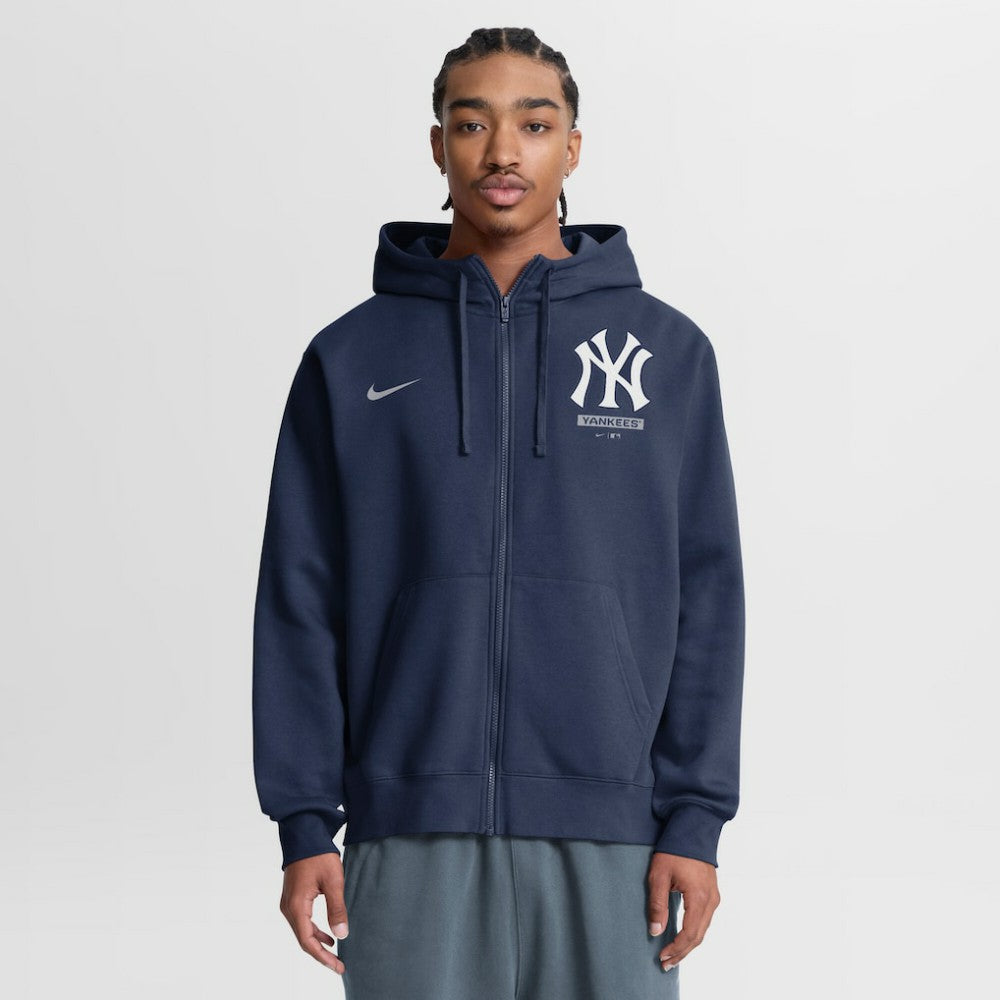 New York Yankees Primetime Lockup Full-Zip Hoodie - Navy | Nike