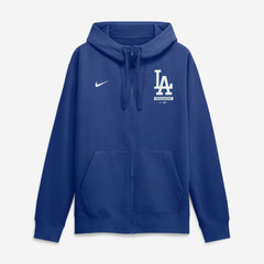 Los Angeles Dodgers Primetime Lockup Full-Zip Hoodie - Royal | Nike