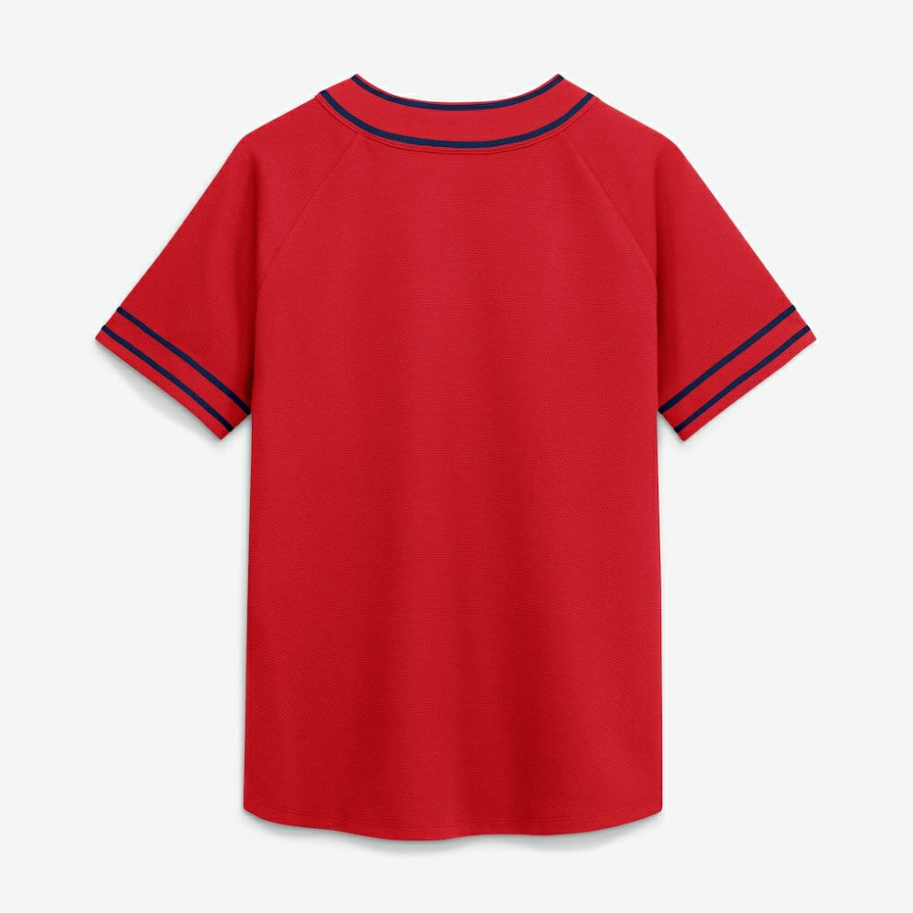 St. Louis Cardinals Women's Diva Race Ahead Raglan V-Neck T-Shirt - Red