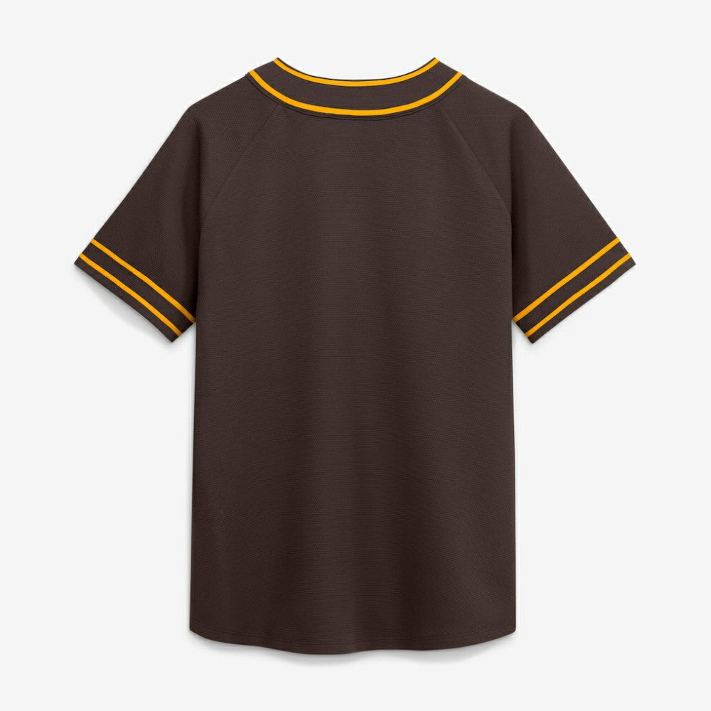 San Diego Padres Women's Diva Race Ahead Raglan V-Neck T-Shirt - Brown