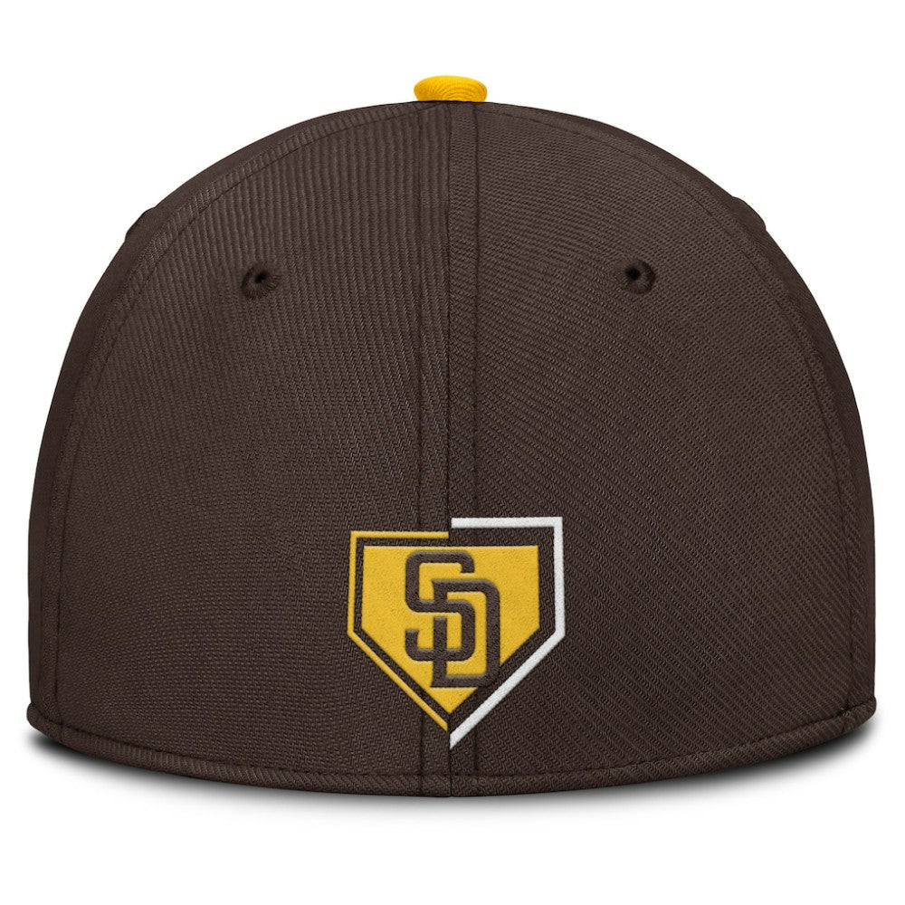 San Diego Padres Primetime Rise Dri-FIT Flex Hat - Brown | Nike