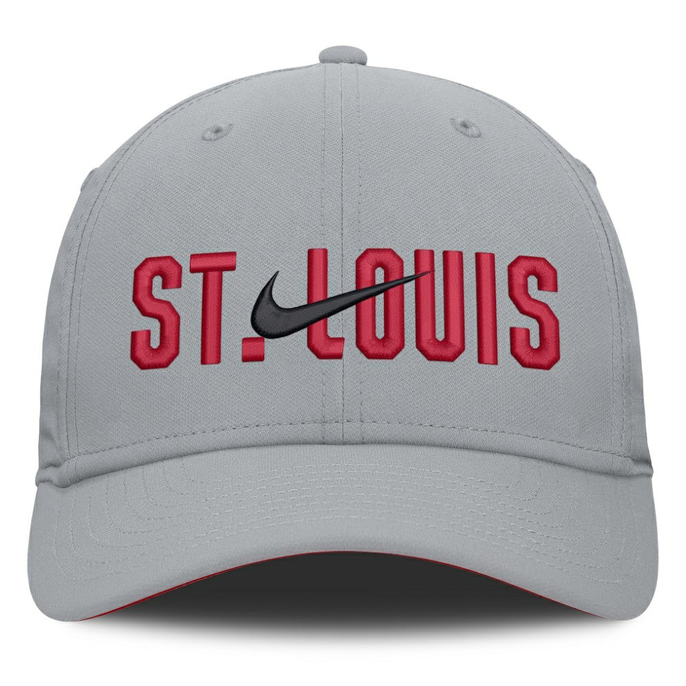 St. Louis Cardinals Primetime Rise Dri-FIT Flex Hat - Gray | Nike
