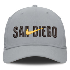 San Diego Padres Primetime Rise Dri-FIT Flex Hat - Gray | Nike