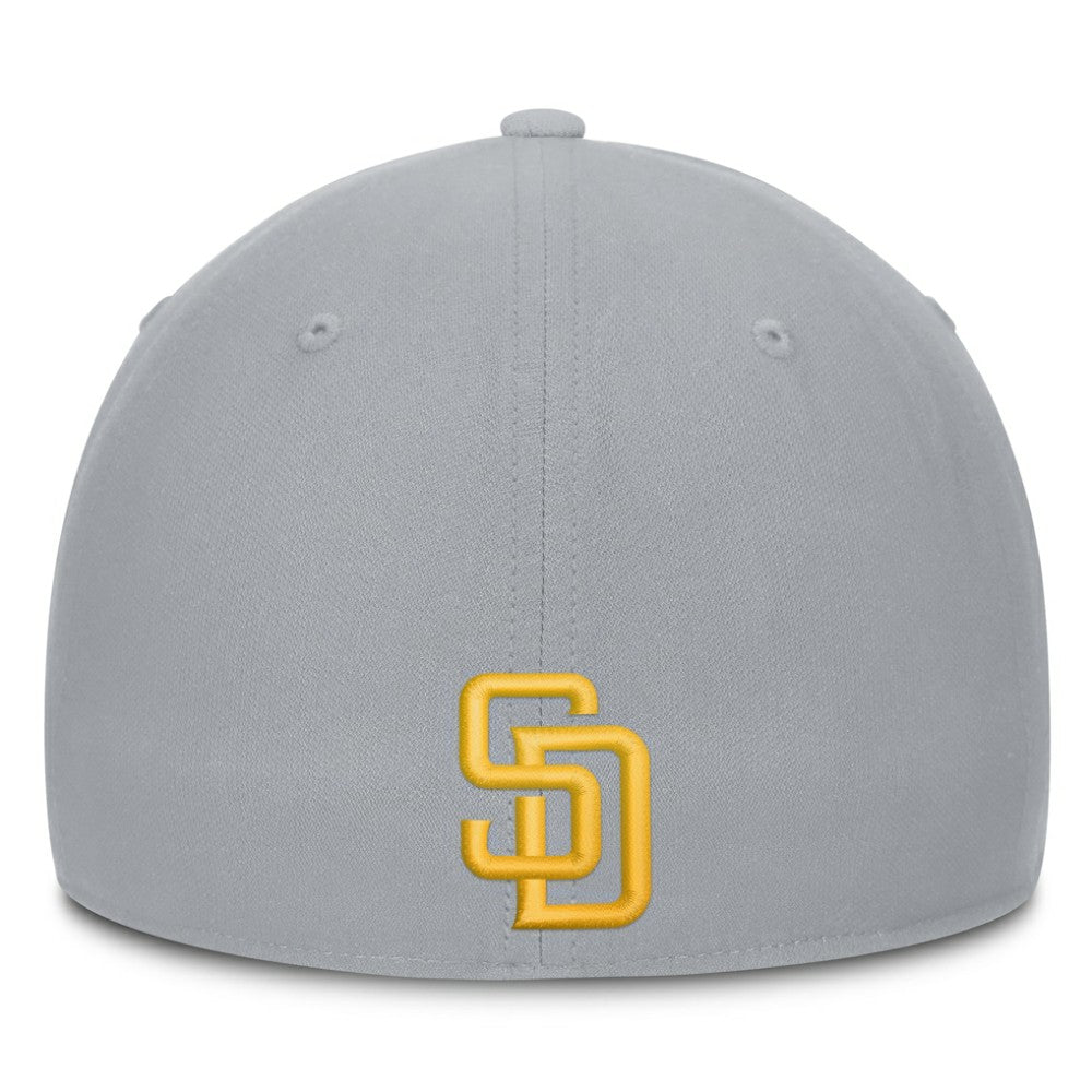 San Diego Padres Primetime Rise Dri-FIT Flex Hat - Gray | Nike