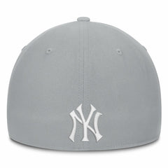 New York Yankees Primetime Rise Dri-FIT Flex Hat - Gray | Nike