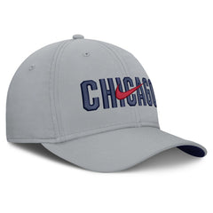 Chicago Cubs Primetime Rise Dri-FIT Flex Hat - Gray | Nike