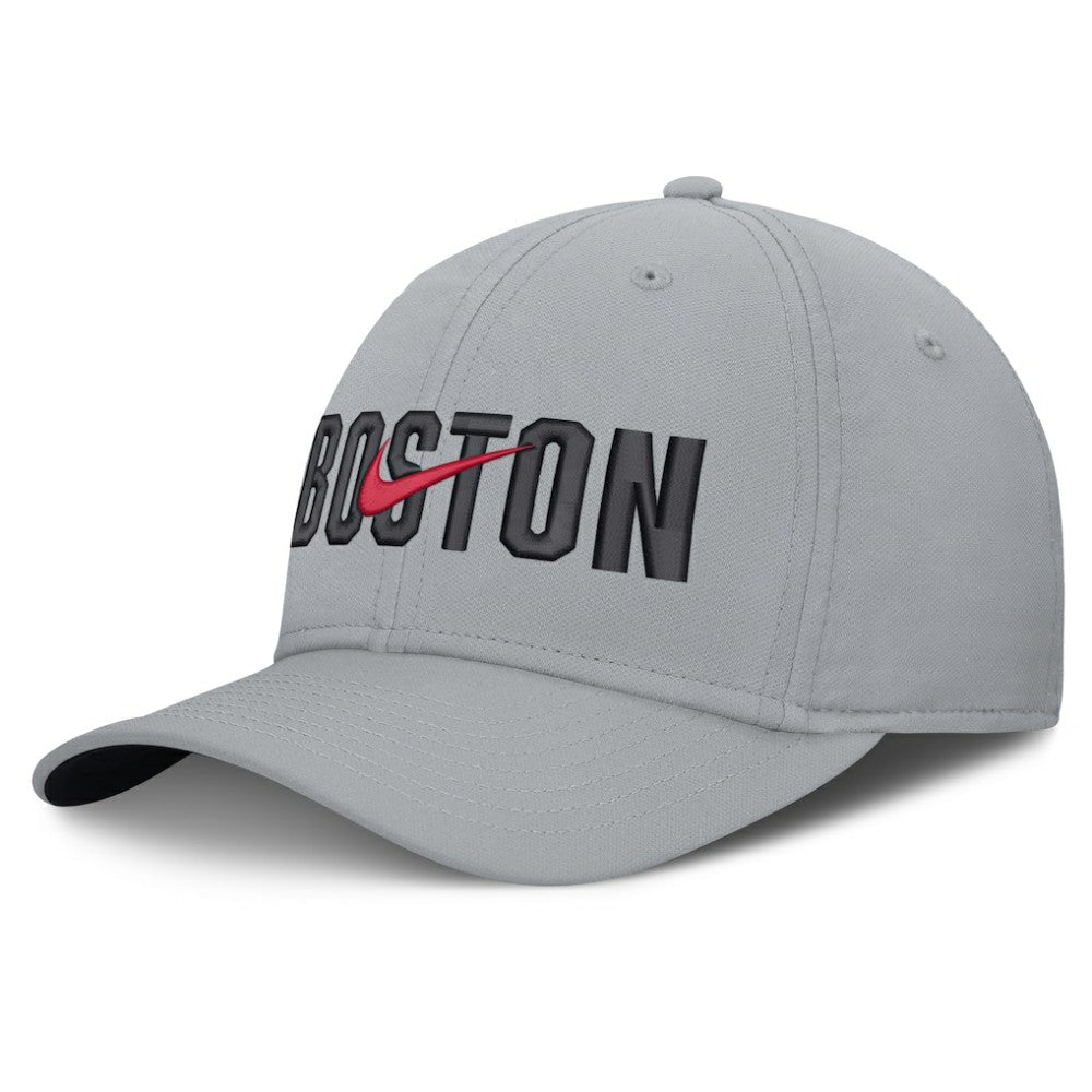 Boston Red Sox Primetime Rise Dri-FIT Flex Hat - Gray | Nike