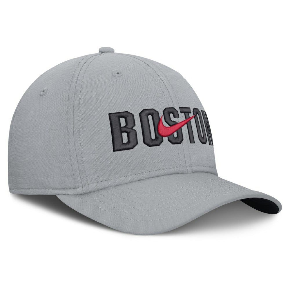 Boston Red Sox Primetime Rise Dri-FIT Flex Hat - Gray | Nike